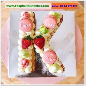 Bánh Sinh Nhật Chữ Cái & Số - RP97